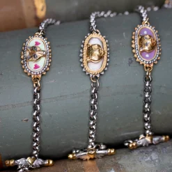 Snow Leopard Amulet Bracelet