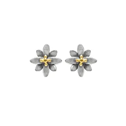 Spikey Flower Earrings