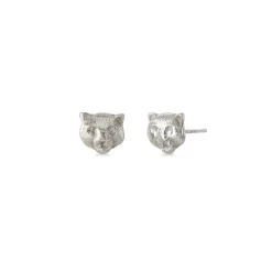Spirit Snow Leopard Stud Earrings