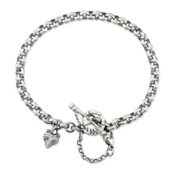 Spirit Wolf Heavy Round Belcher Bracelet