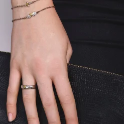 Teeny Tiny Cross Bracelet