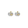 Tiny Apple Stud Earrings