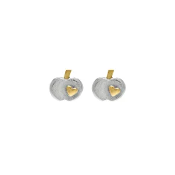 Tiny Apple Stud Earrings