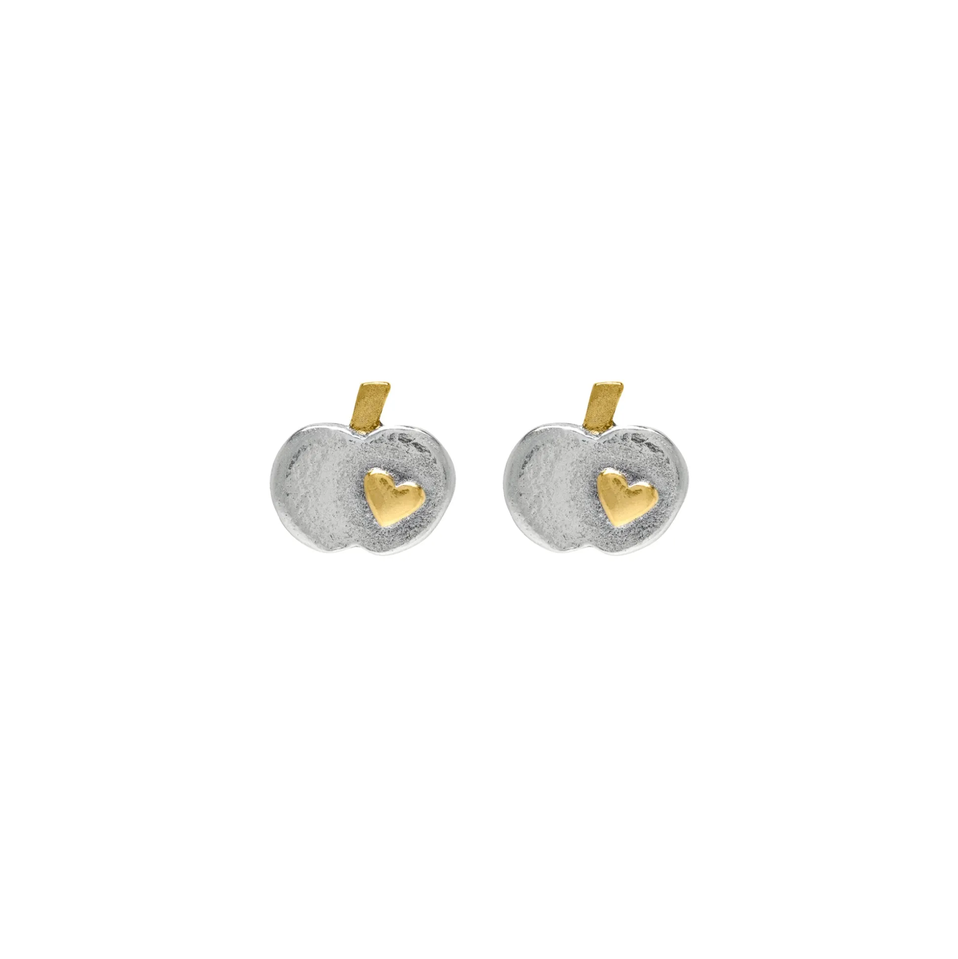 Tiny Apple Stud Earrings
