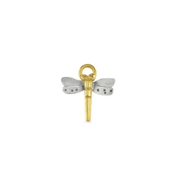 Tiny Dragonfly Charm