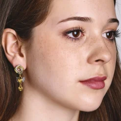 Triple Drop Algerian Loveknot Earrings