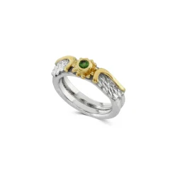Tsavorite Venetian Wing Ring
