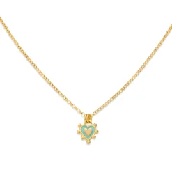 Turquoise Sacred Heart Necklace