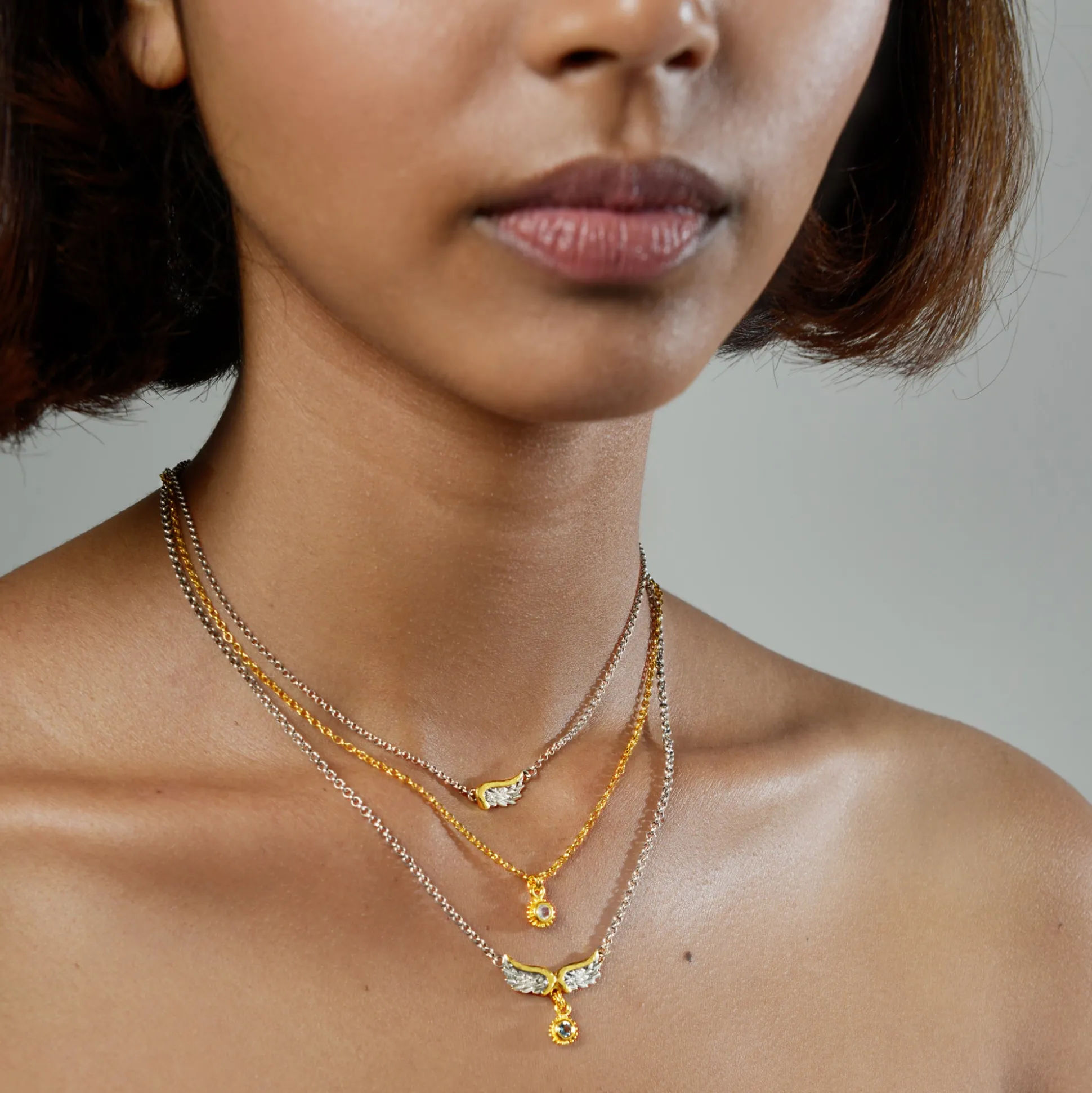 Venetian Wing Link Necklace