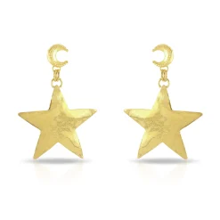 Vintage Star Earrings