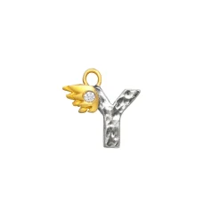 Y With Diamond Charm